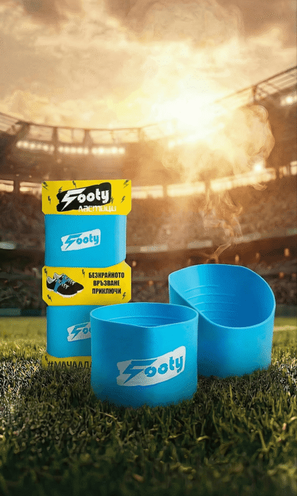 Footy ластици за връзки - светлосини