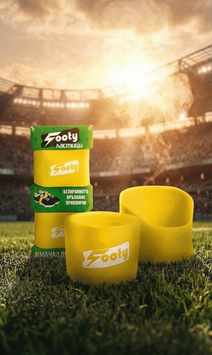 Footy ластици за връзки - жълти